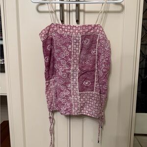 American Eagle Outfitters Purple Patterned Camisole